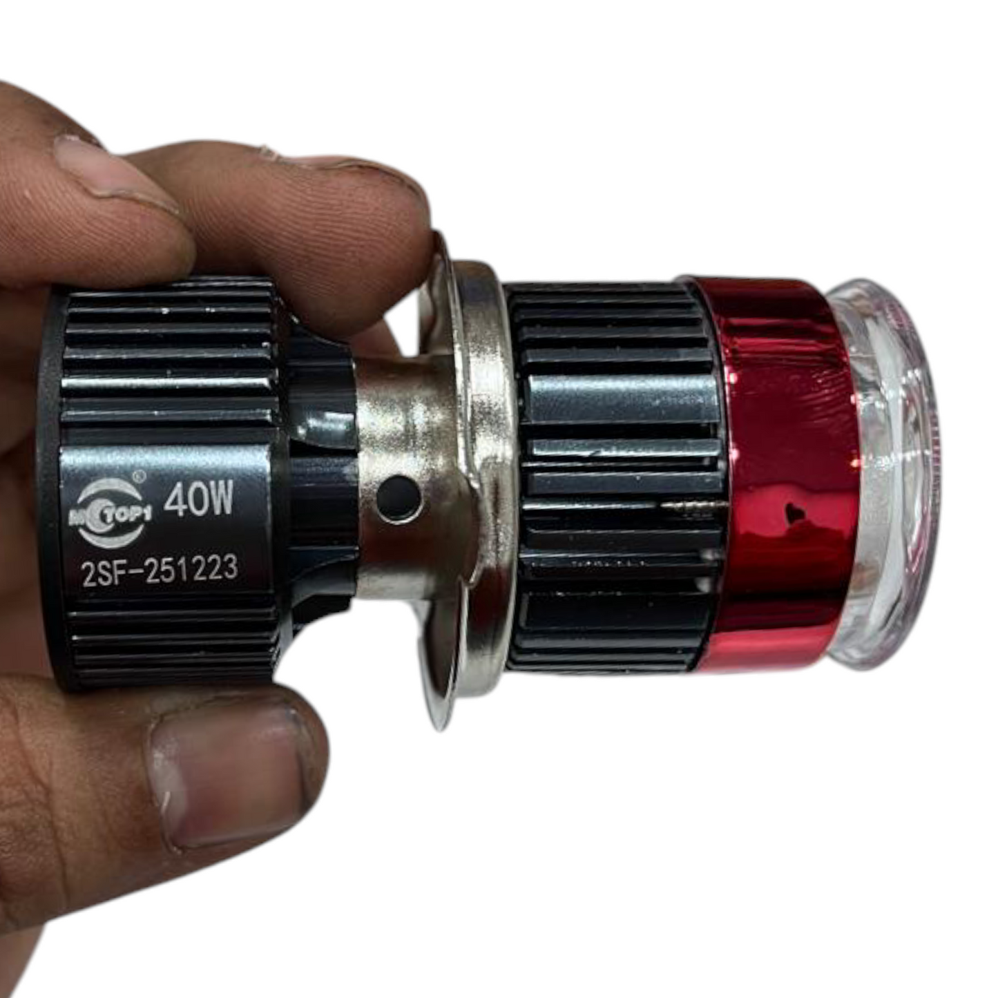 M-TOP 40W Dual-Color Projector Fog Light (1 Pc) – White/Yellow Beam | H4 Fitting | Semi-Curve Lens | 1 Year Replacement Guarantee