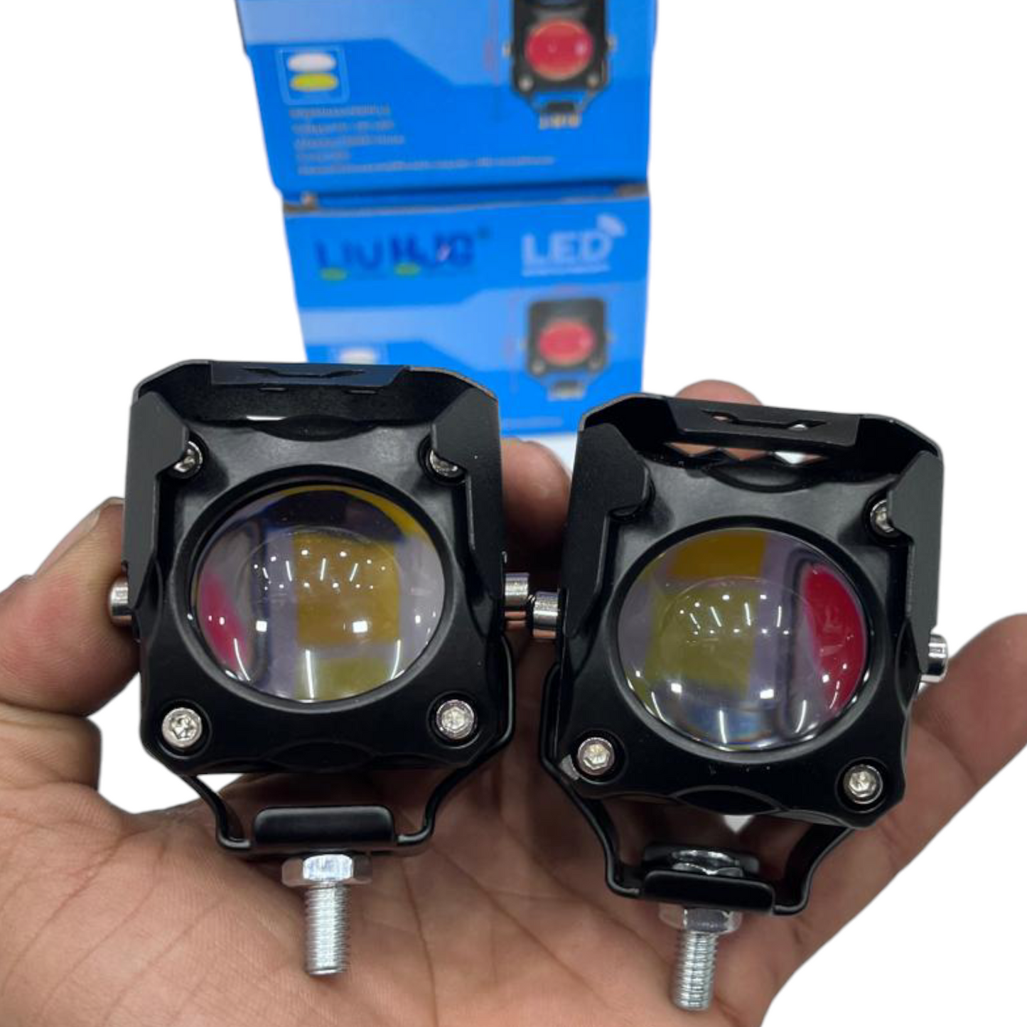 HJG Bullet 40W Fog Lights (Set of 2) | 5 Mode Waterproof LED Fog Lamps