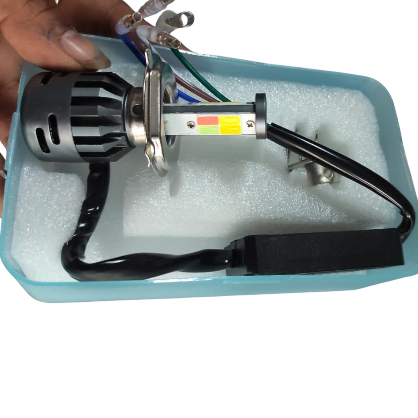 HJG M3 80W 4-Colour LED Headlight (1 Piece) – Original | 1-Year Replacement Guarantee