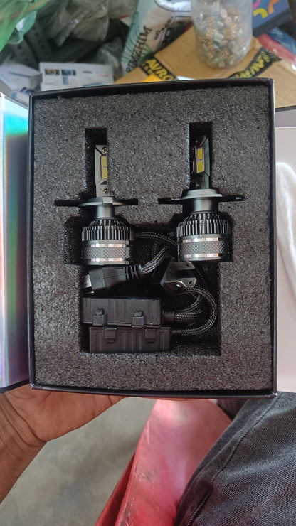 JAS 250W Dual Copper Tubes Led Headlight with 1+1 Year Warranty